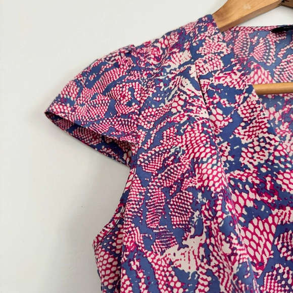 Banana Republic Snake print in pink and blue size: XS - Picture 4 of 5